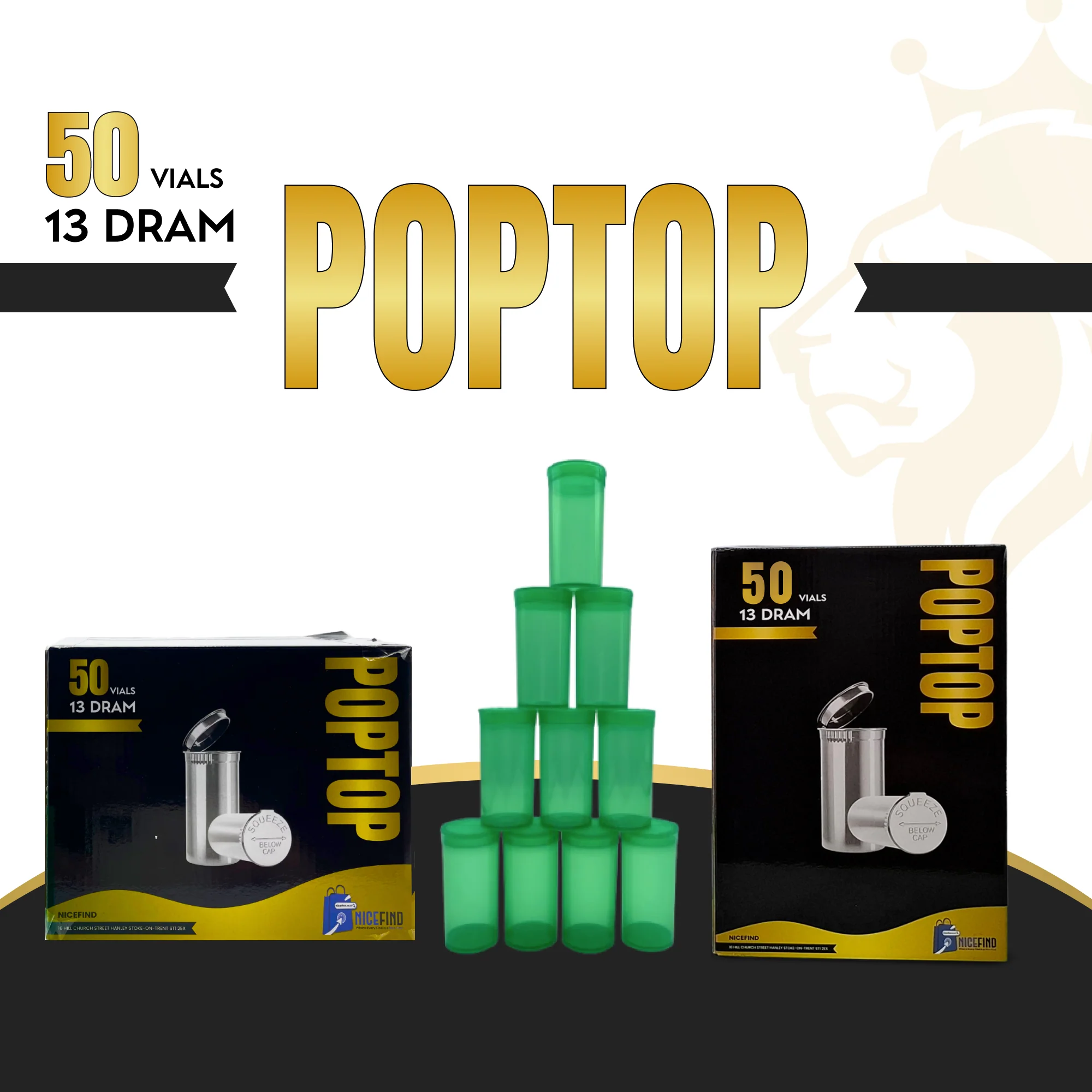 Premium 13 Dram Pop Top Containers - Image 13