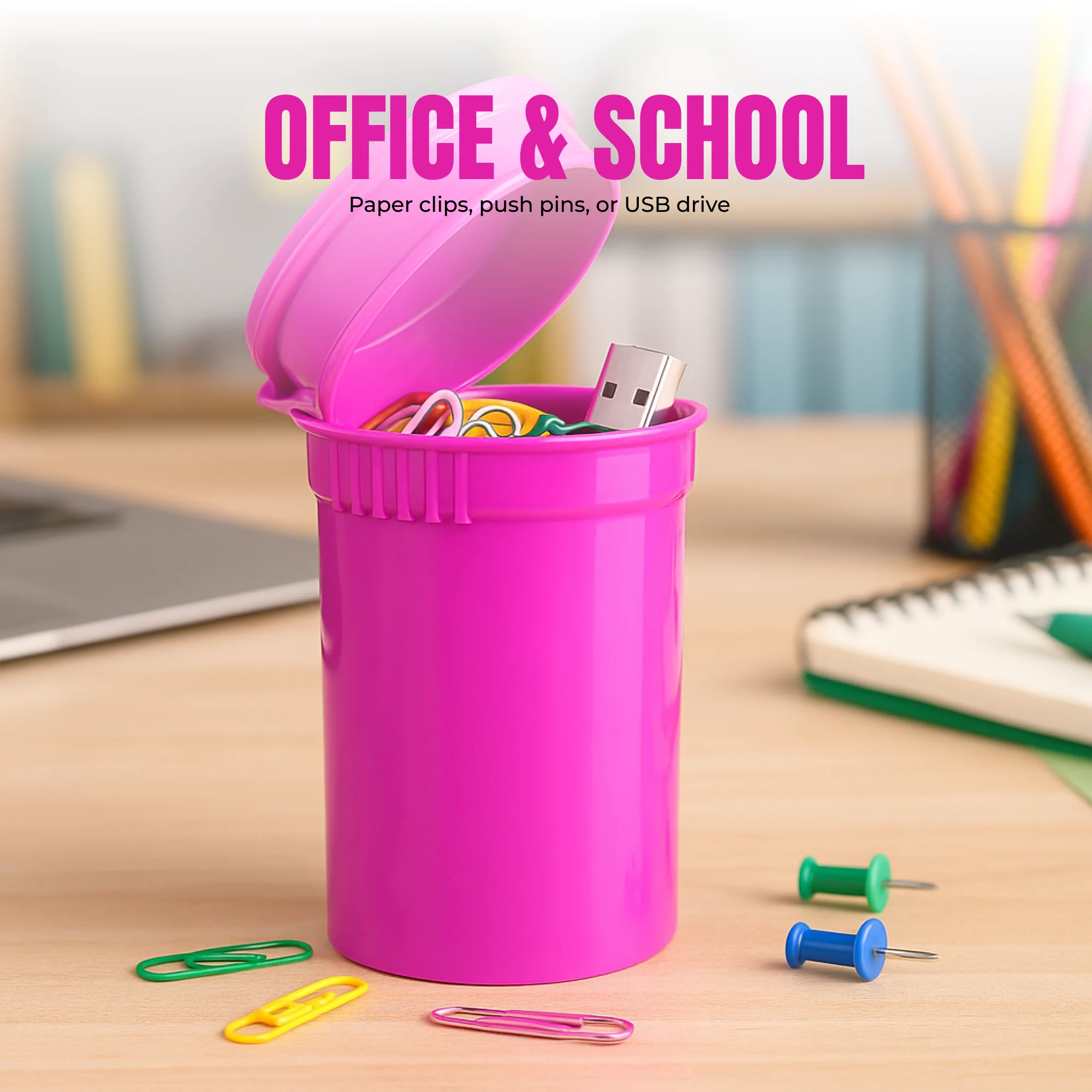 Premium 13 Dram Pop Top Containers