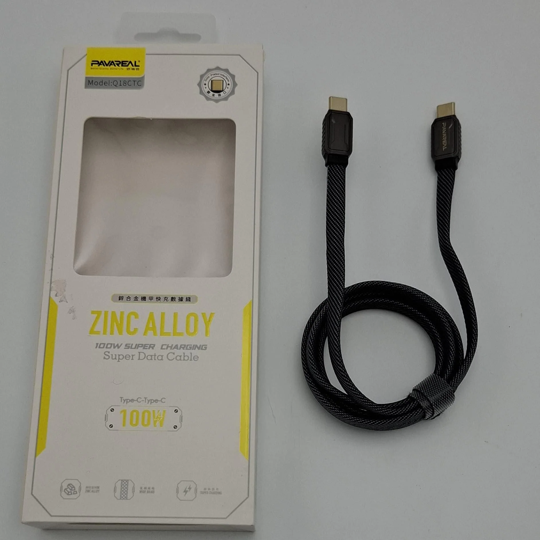 Type-C Cable - Zinc Alloy 100W – Super Charging & High-Speed Data Transfer! - Image 3