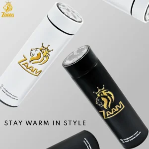 Zaam Hot Water Bottle with Digital Temperature Display - Stay Warm in Style