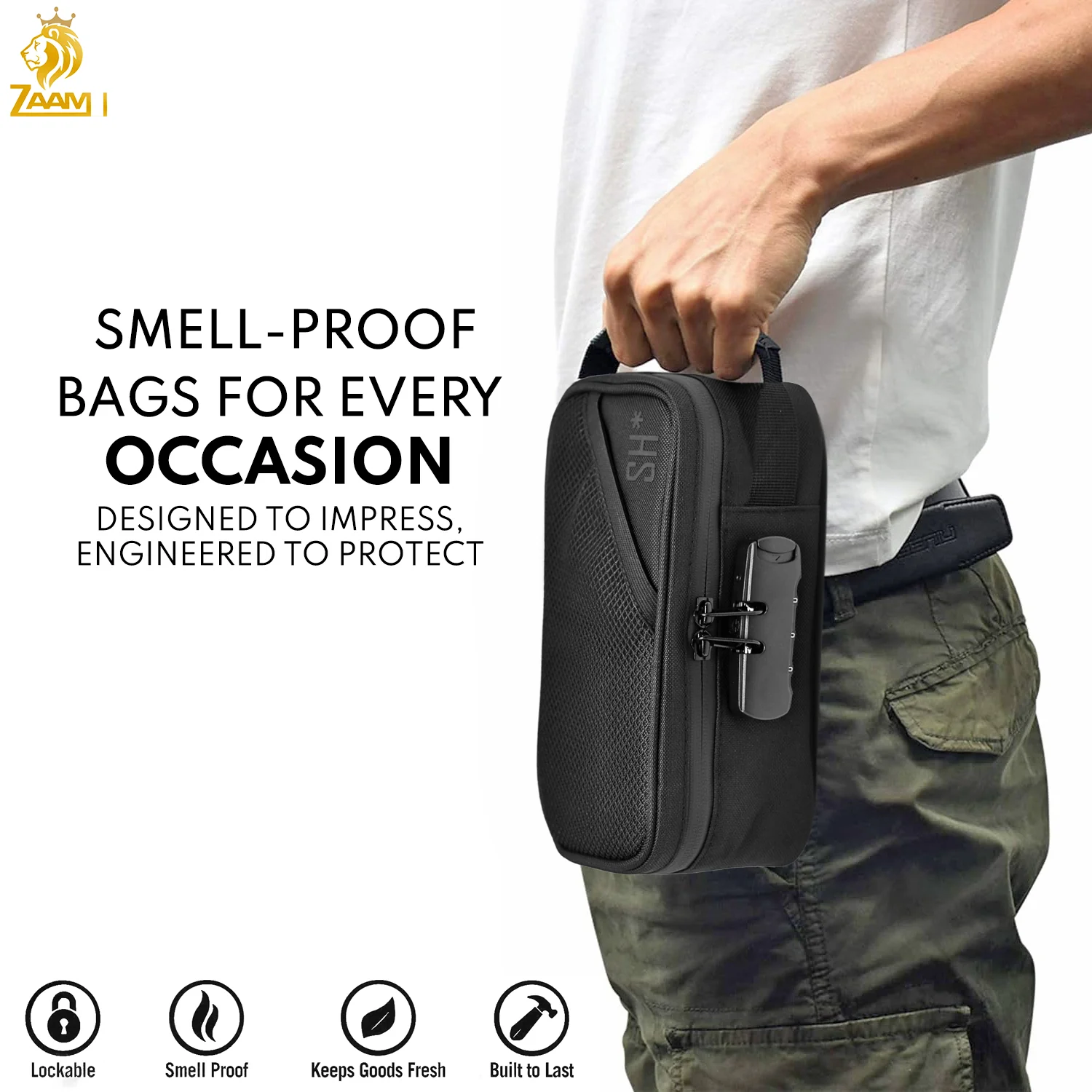 Storage Bag | Secure Storage | Heavy Duty Child Proof | Combo Lock to Prevent Unwanted Acces - Image 3