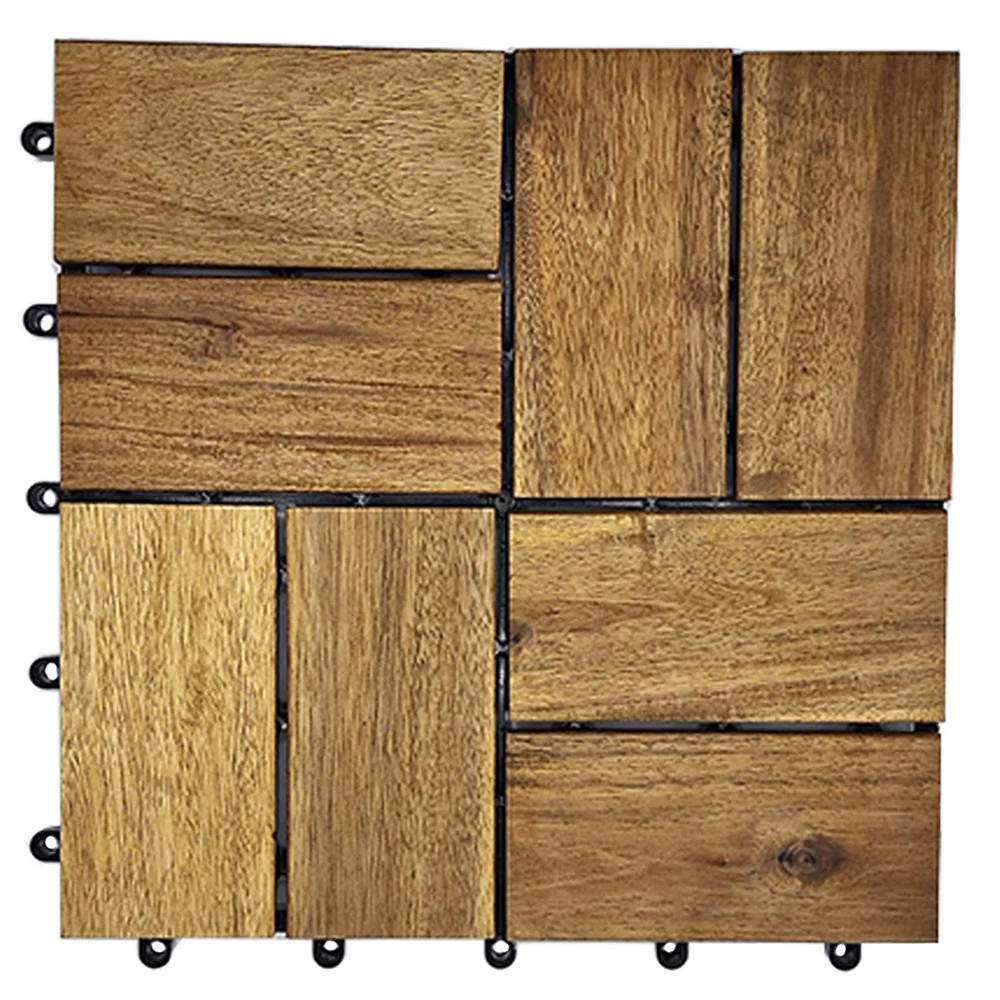 Deck Wooden Outdoor Tiles | Pack of 10 Tiles| Free Shipment| 30 x 30 cm - Image 8