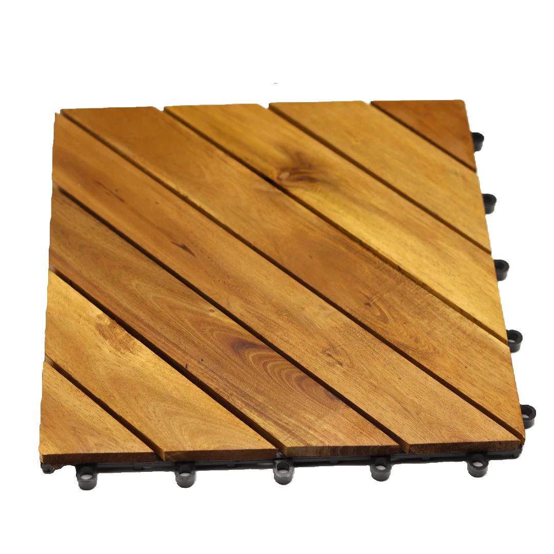 Deck Wooden Outdoor Tiles | Pack of 10 Tiles| Free Shipment| 30 x 30 cm - Image 9