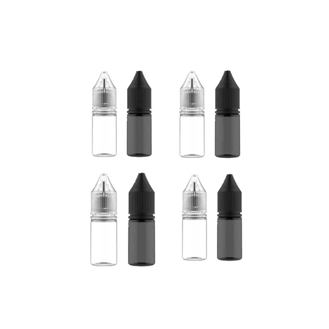 Empty Bottles with Needle Dropper (Pack of 100) - ZAAM - Clear - Image 4