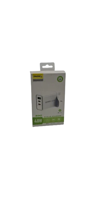 Super Charger 40W with 3-in-1 Ports – Fast, Safe, and Portable! - Image 2