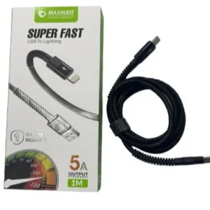 Super Fast USB to Lightning Cable – Quick Charge, High-Speed Data, 1-Year Warranty