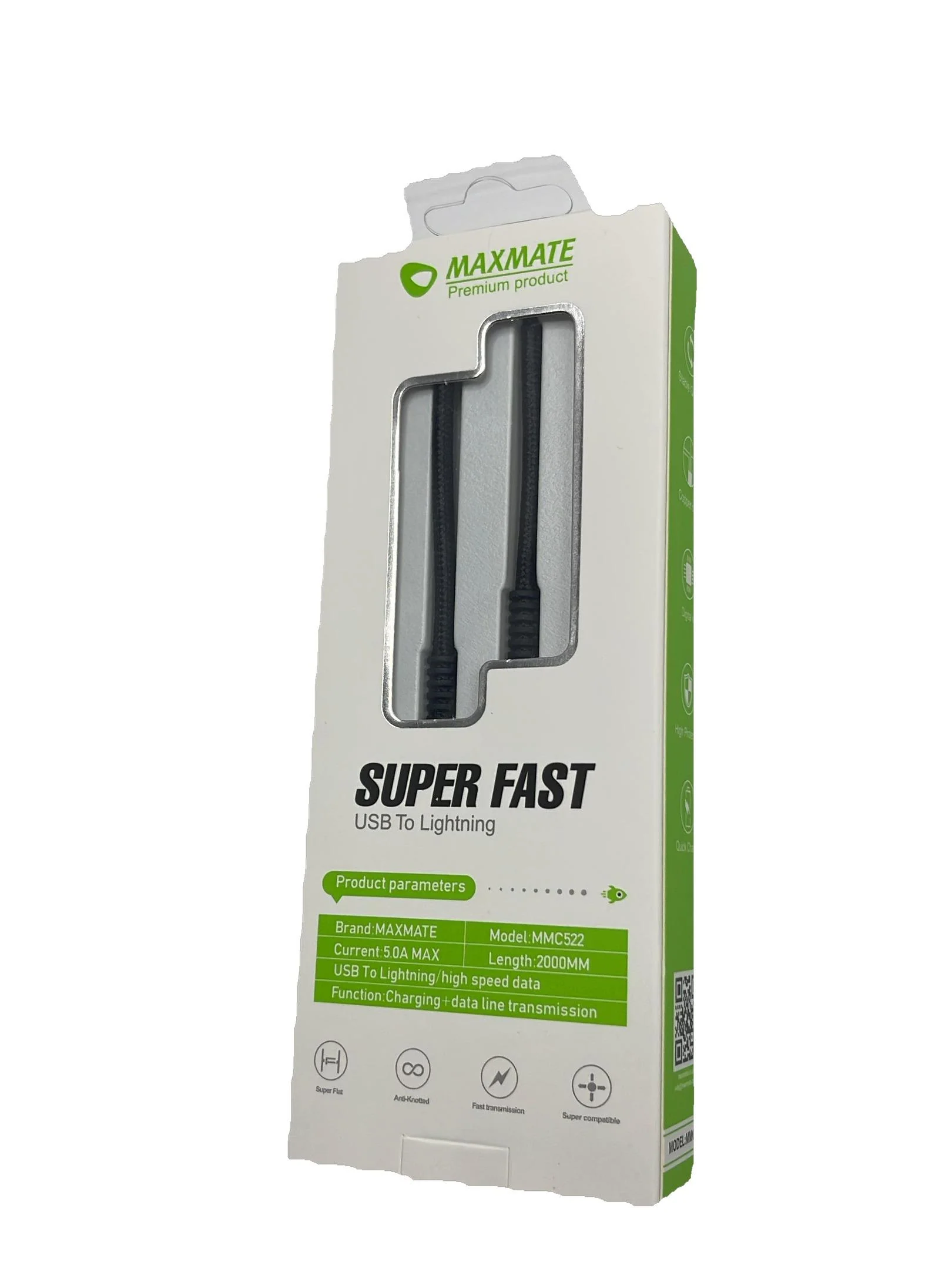 Super Fast USB to Lightning Cable | 1-Year Warranty | Quick Charge & Data Transfer - Image 2